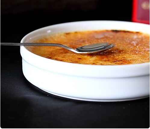 creme brulee christmas tea