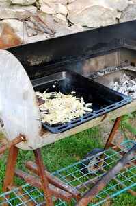 cuisson des oignons au barbecue 1