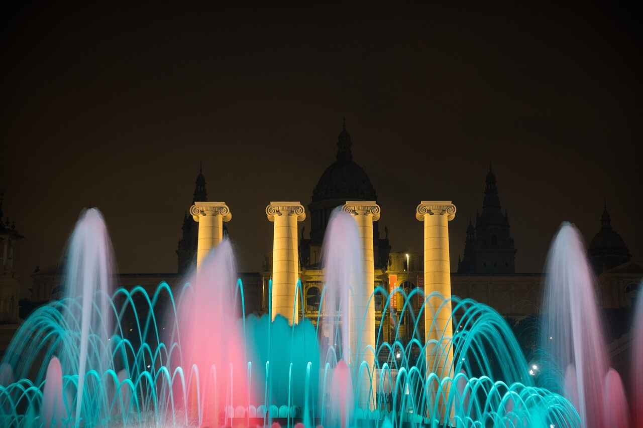 fontaines illuminées de montjuic barcelone