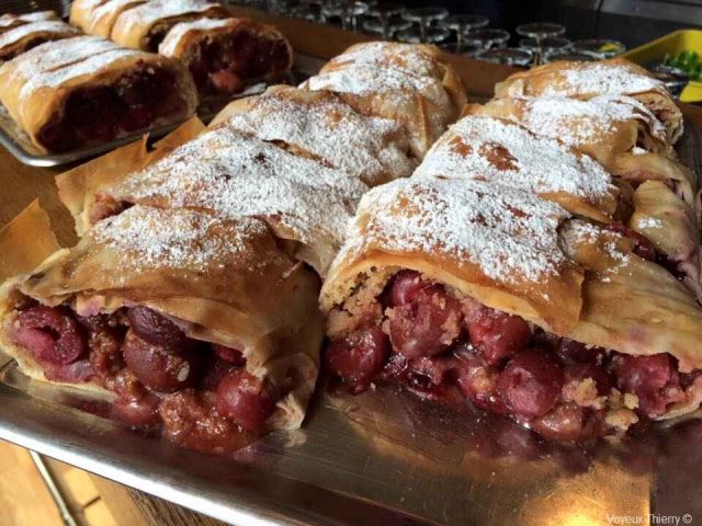 strudel aux cerises