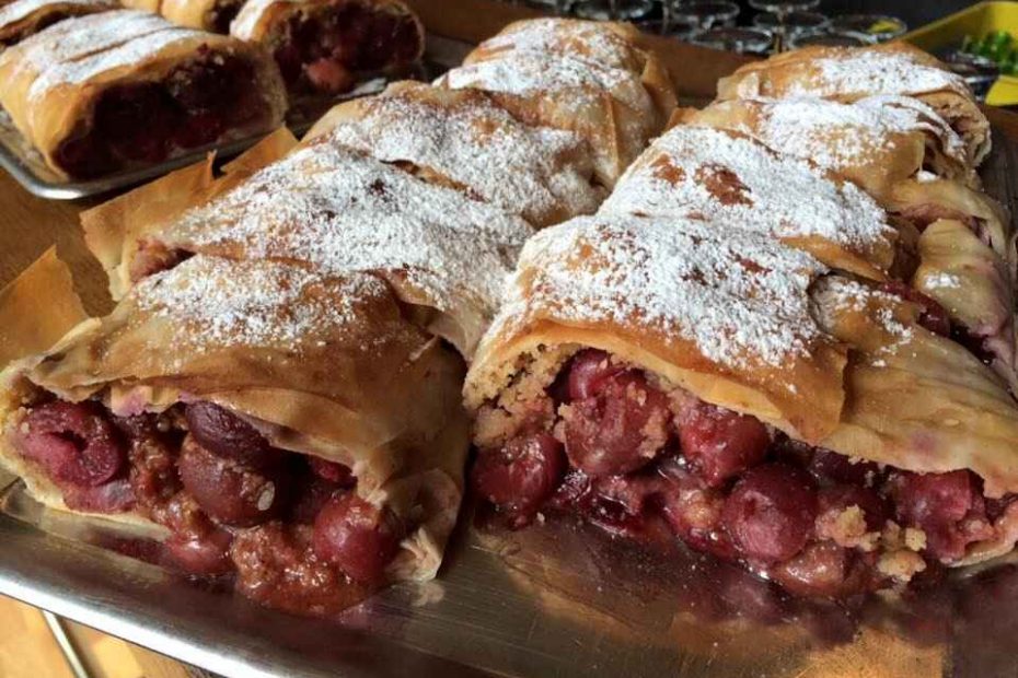 strudel aux cerises
