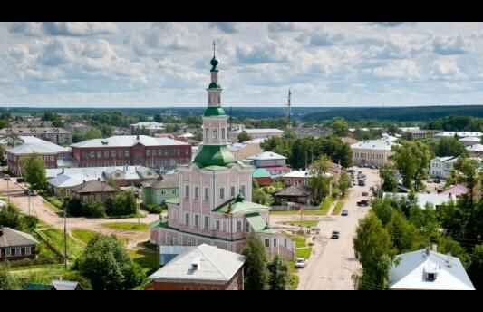 totma petite ville du nord de la russie
