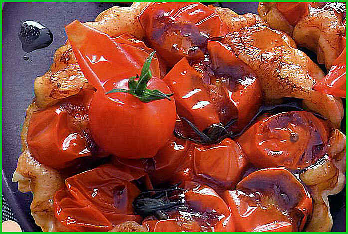 tomates cerises tapenade tatin