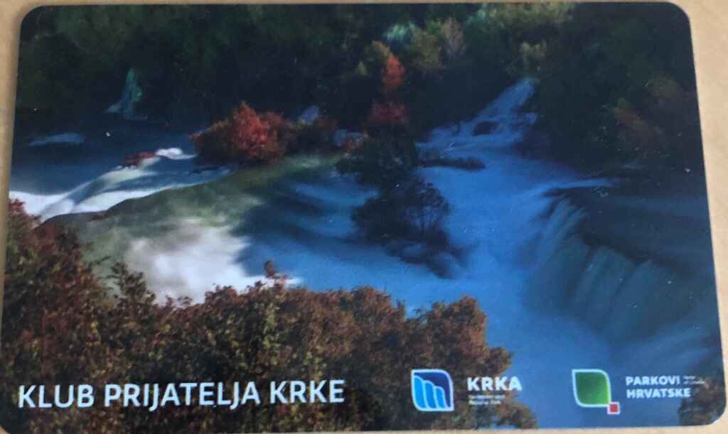 carte membre club des amis de krka