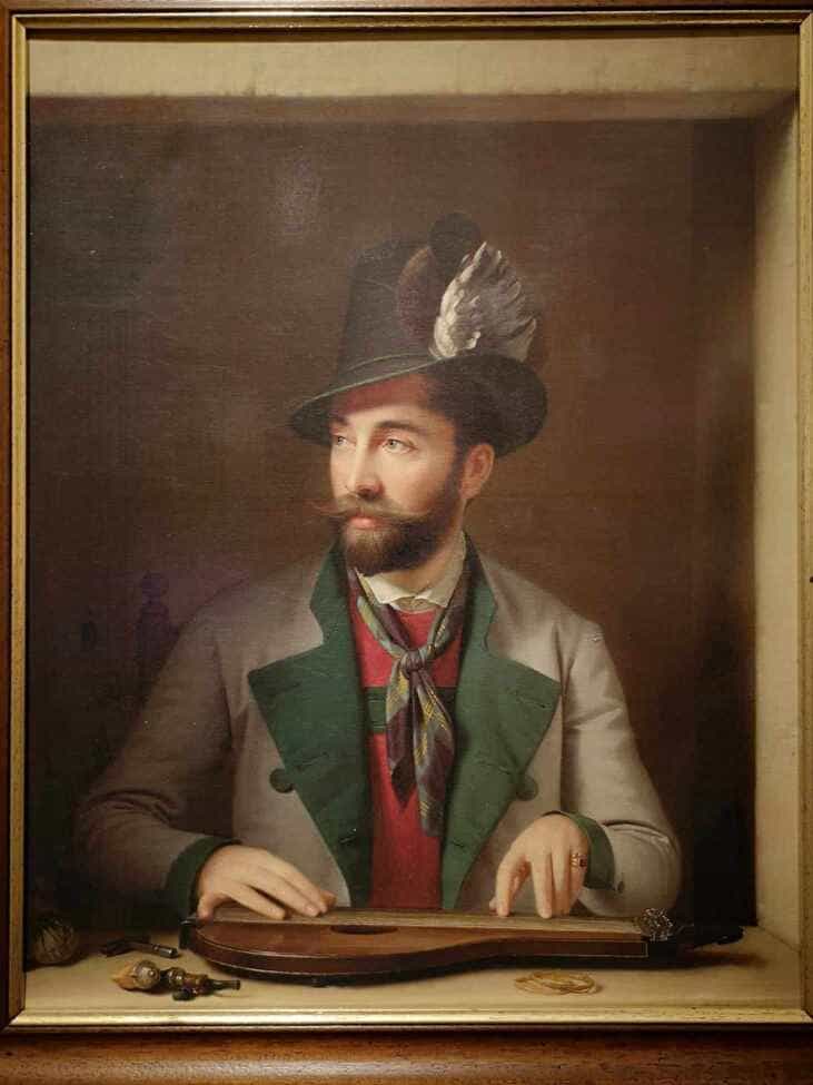 portrait du comte Sàndor musicien Hongrie
