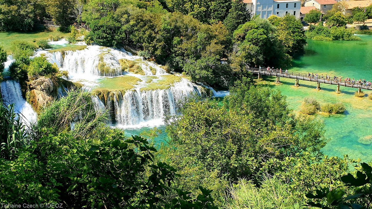 panorama skradinski buk krka