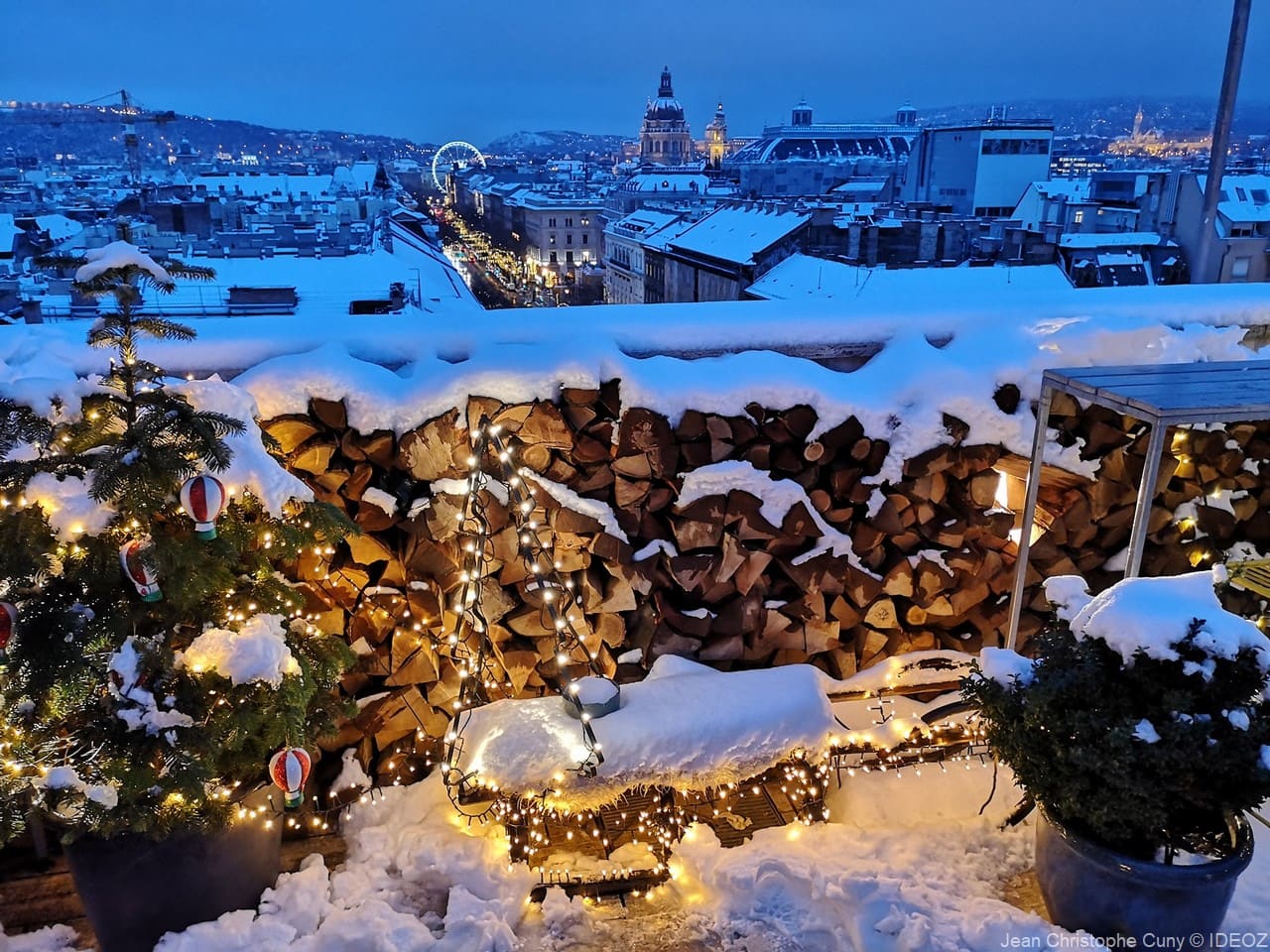 budapest sapin de noel sur la colline buda (1)