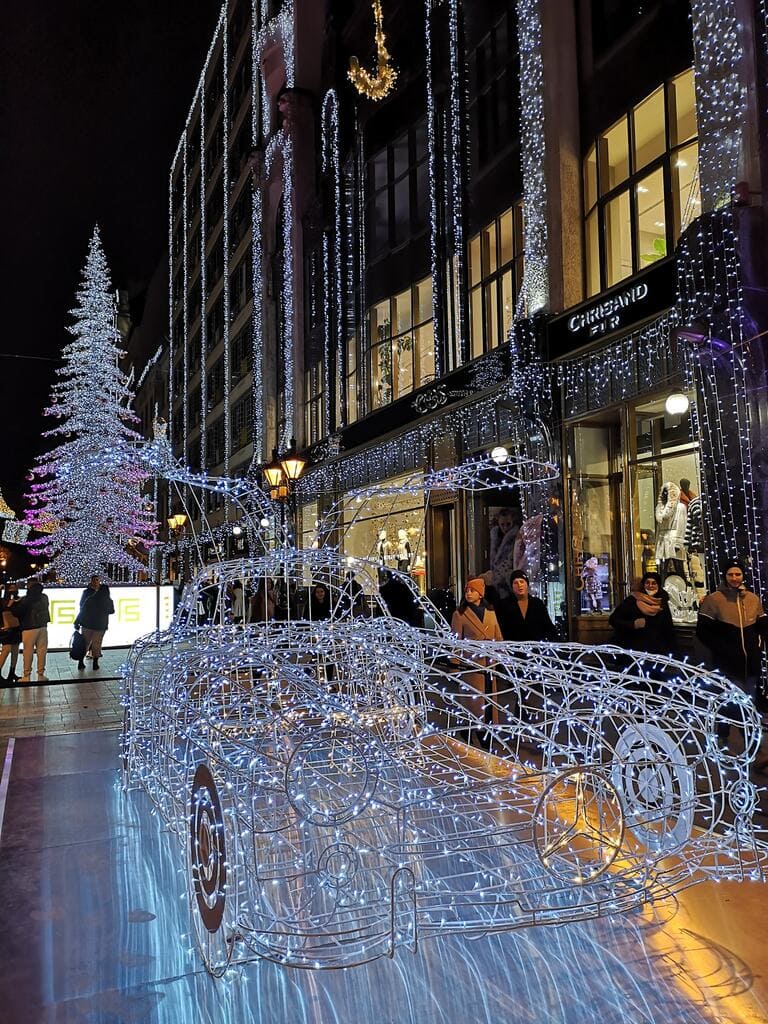 voiture noel budapest