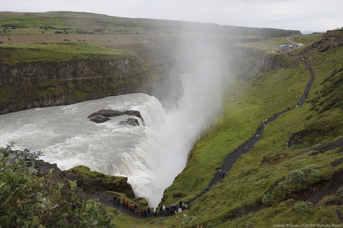 chutes gulfoss islande