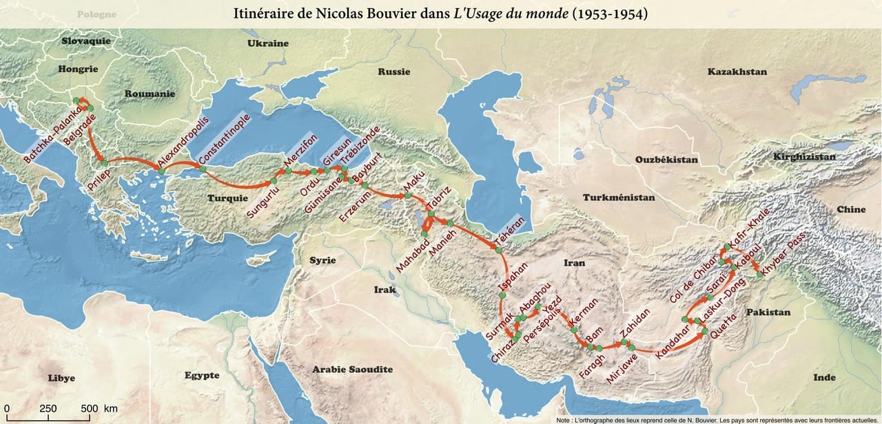 carte de voyage usage du monde nicolas bouvier (1)