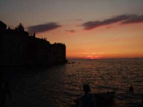 rovinj adriatique coucher de soleil