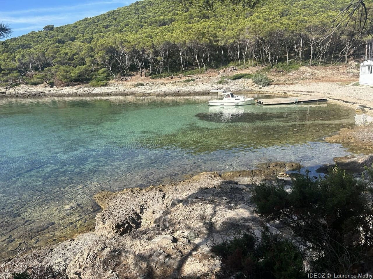 vrgada crique tranquille et bateau de david (1) (1)