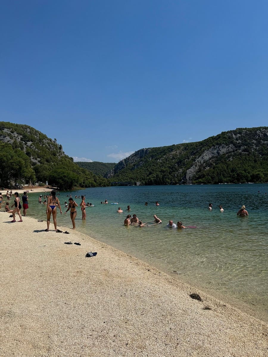 baignade plage skradin (1)