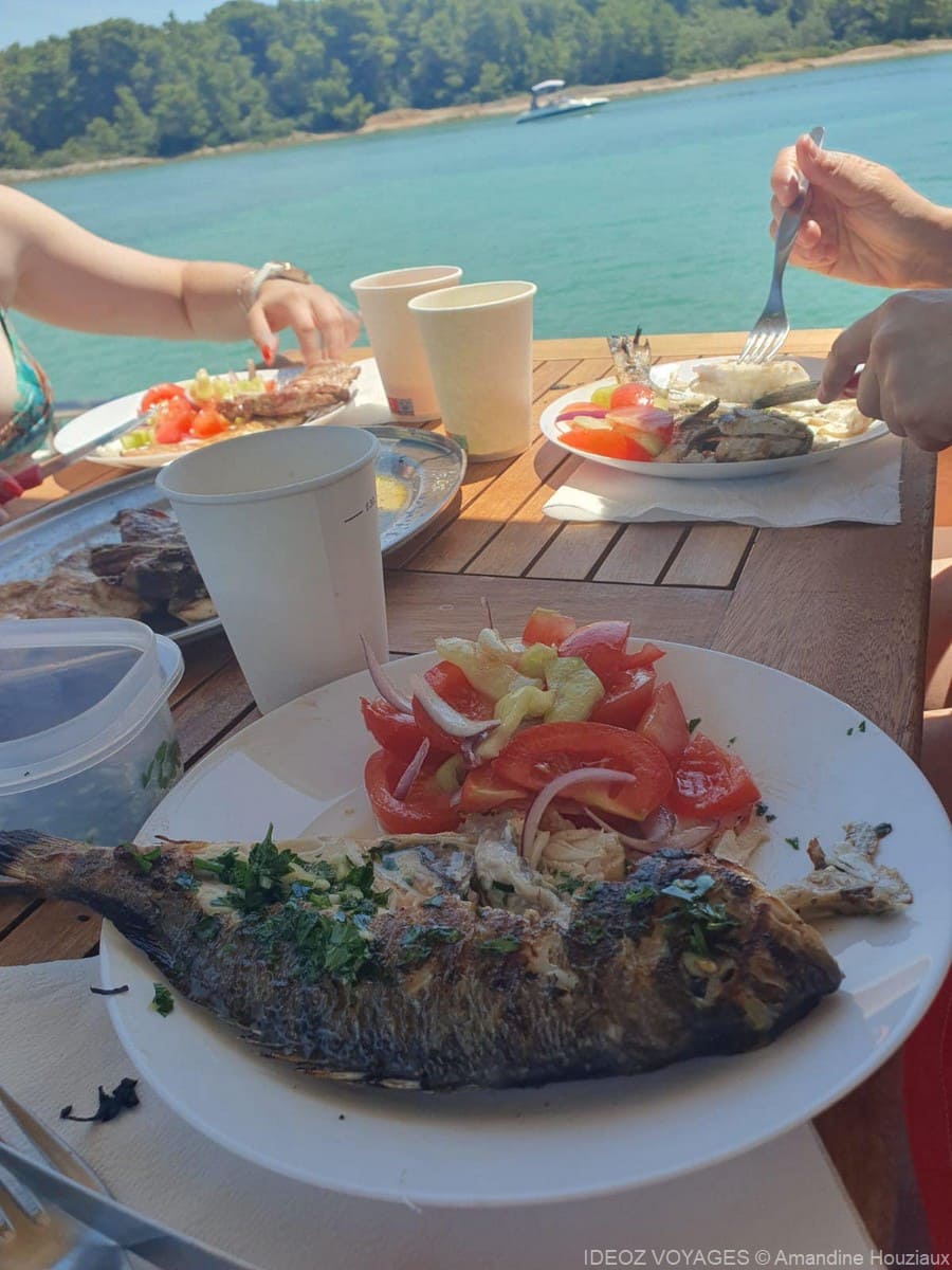 daurade grillée repas excursion avec zlatko (1)