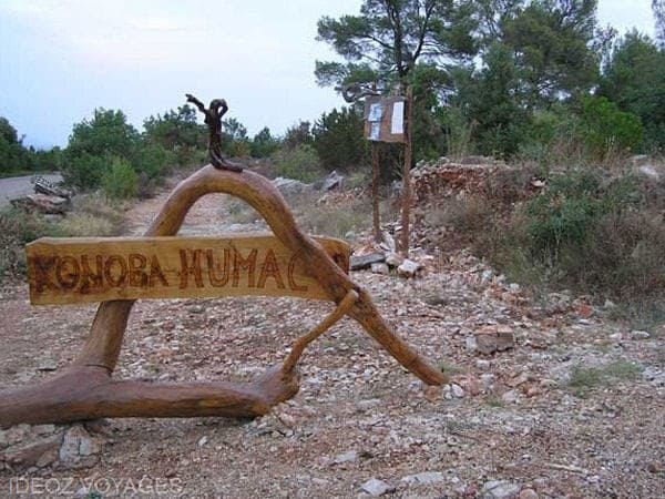panneau indicateur konoba humac hvar