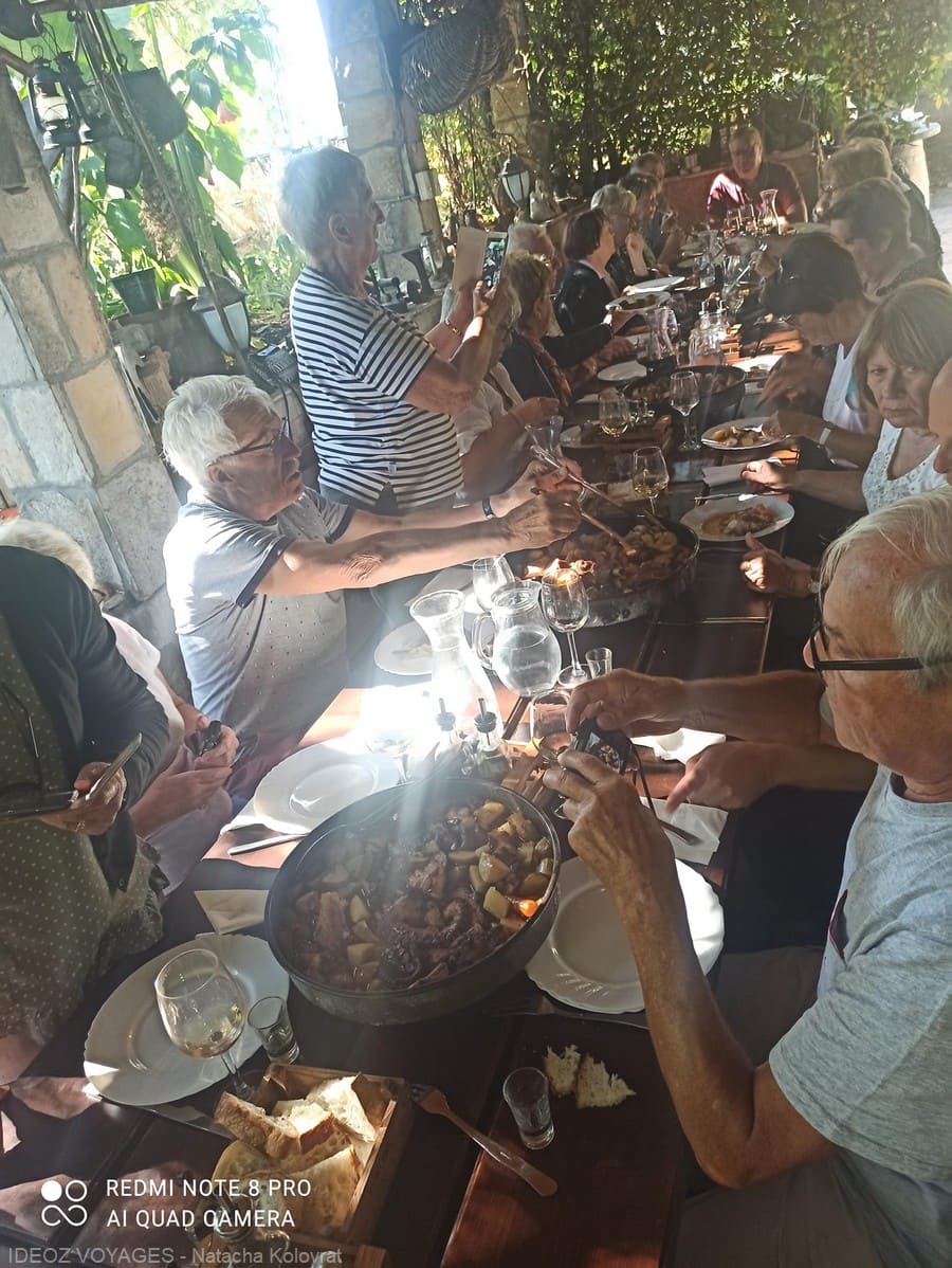 repas de groupe konoba kokot dol hvar (1)