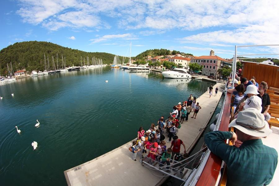 départ en bateau depuis skradin (1)