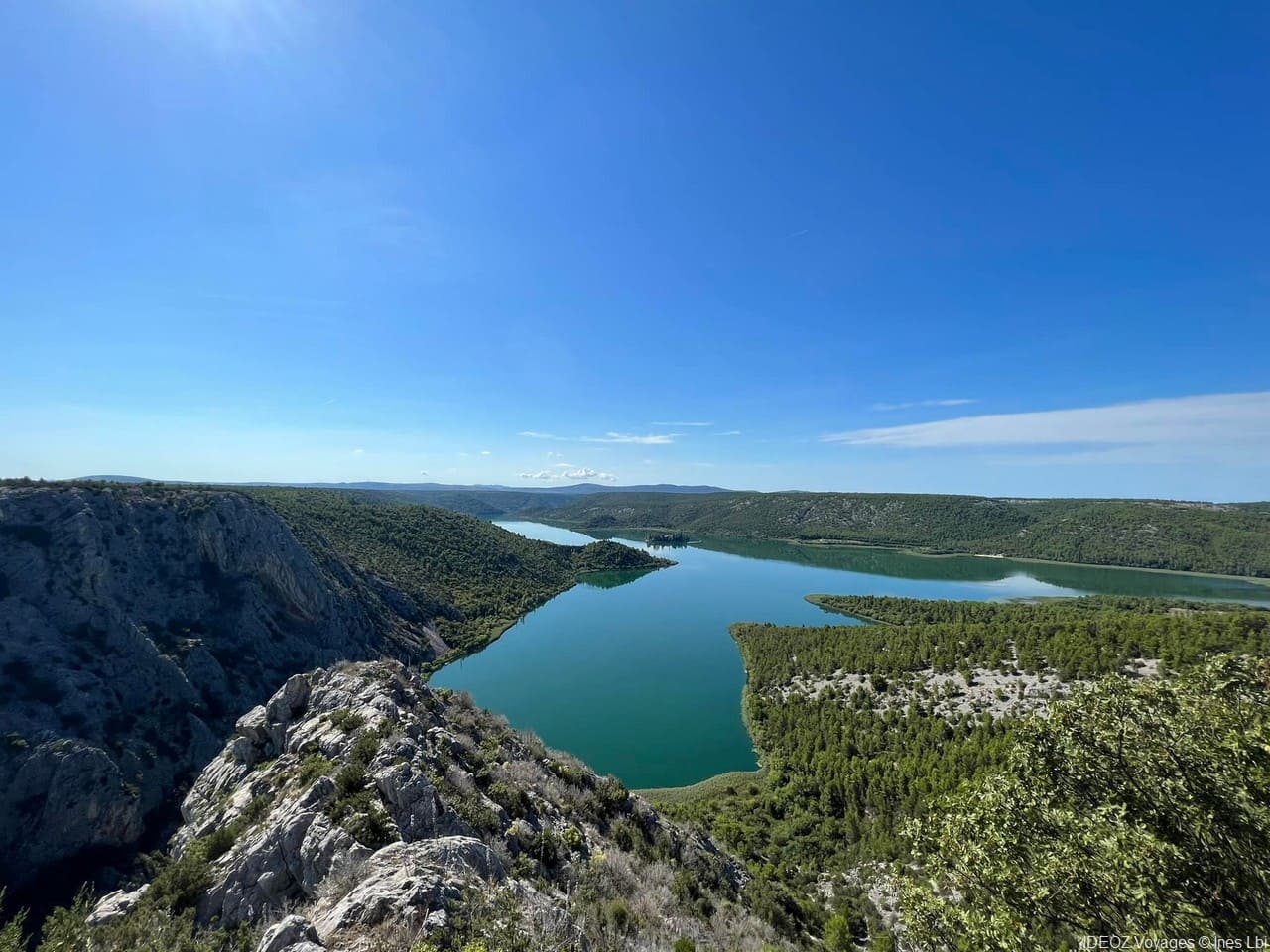 krka belvedere rogovo vidikovac vue sur monstère visovac