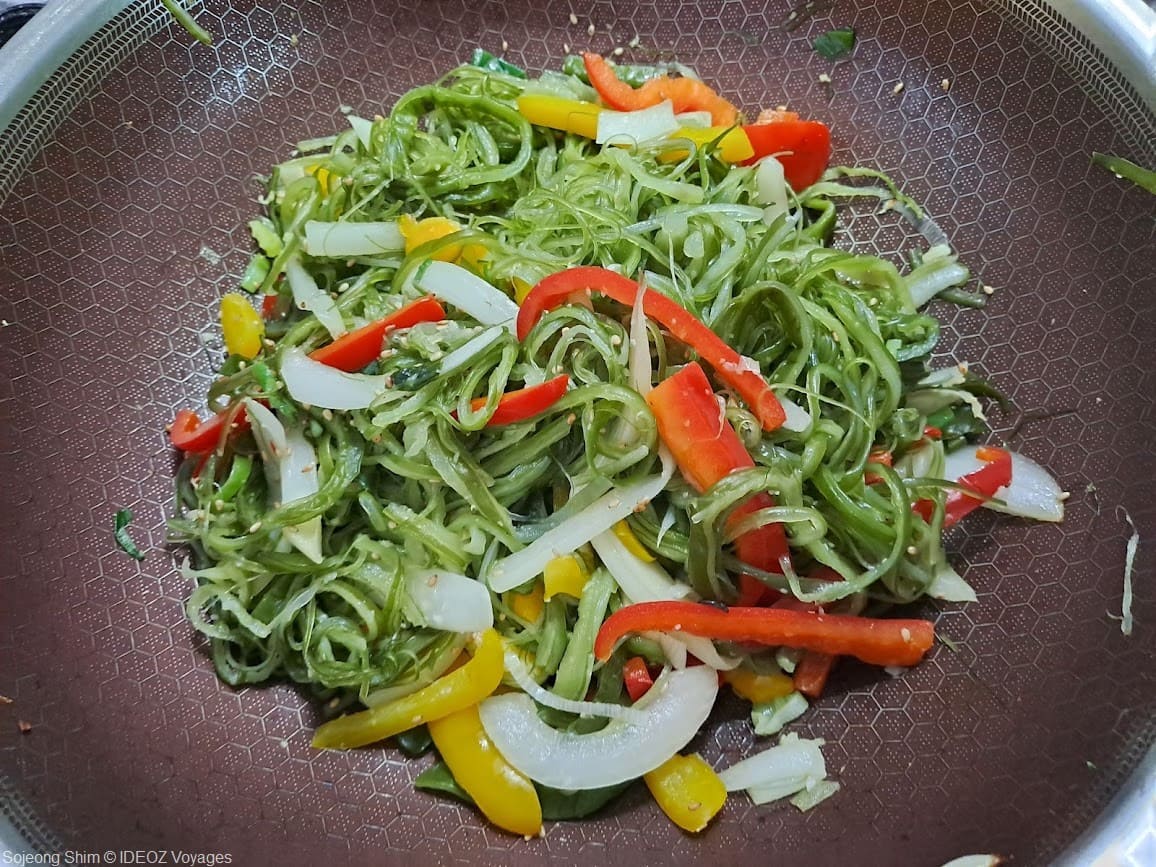 mélange de légumes coréens