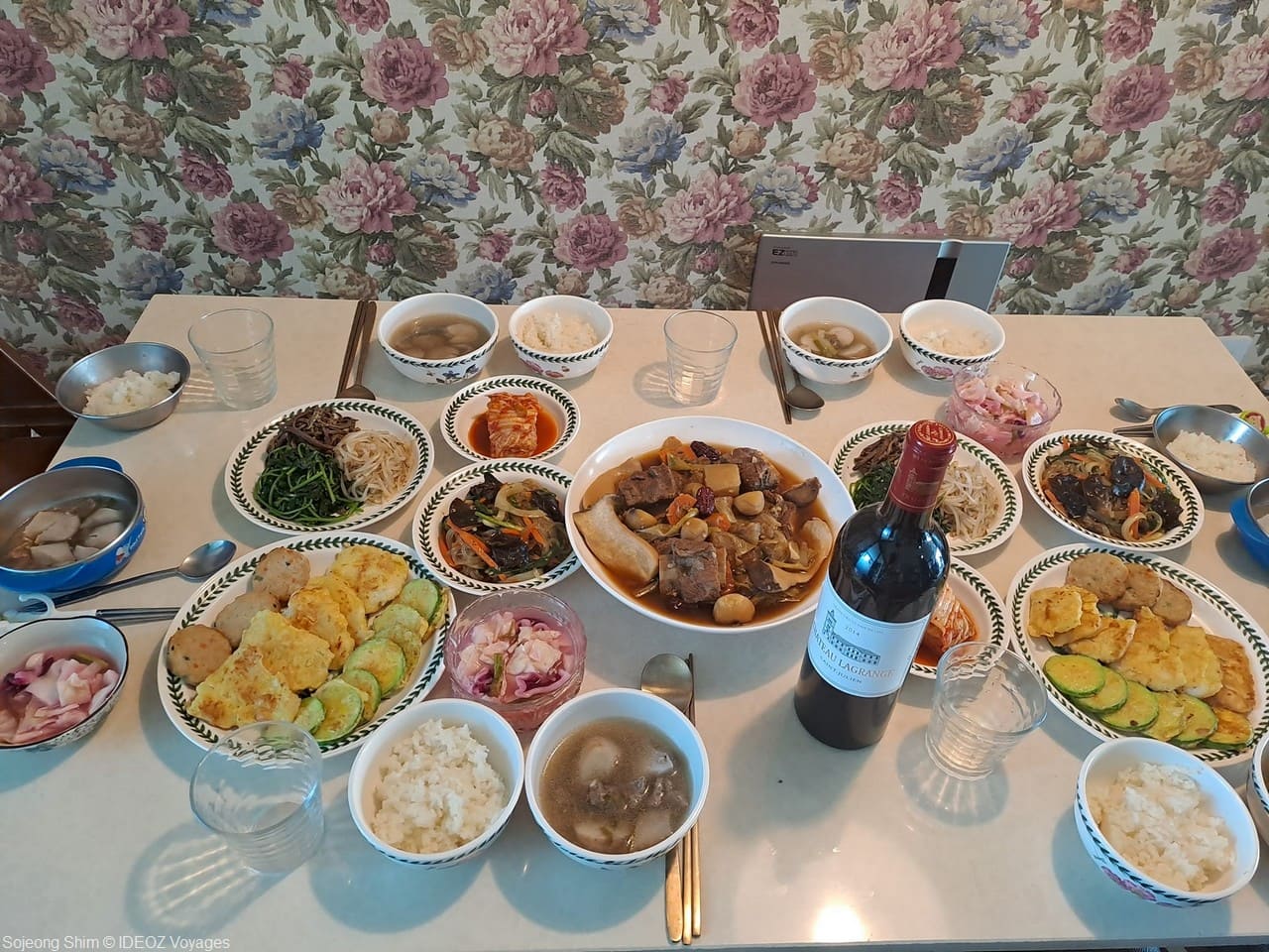 table des fêtes de chuseok (1)