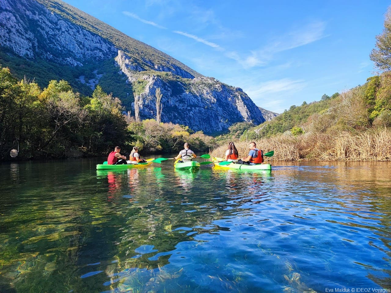balade en kayak sur la cetina à omis avec eva (1)