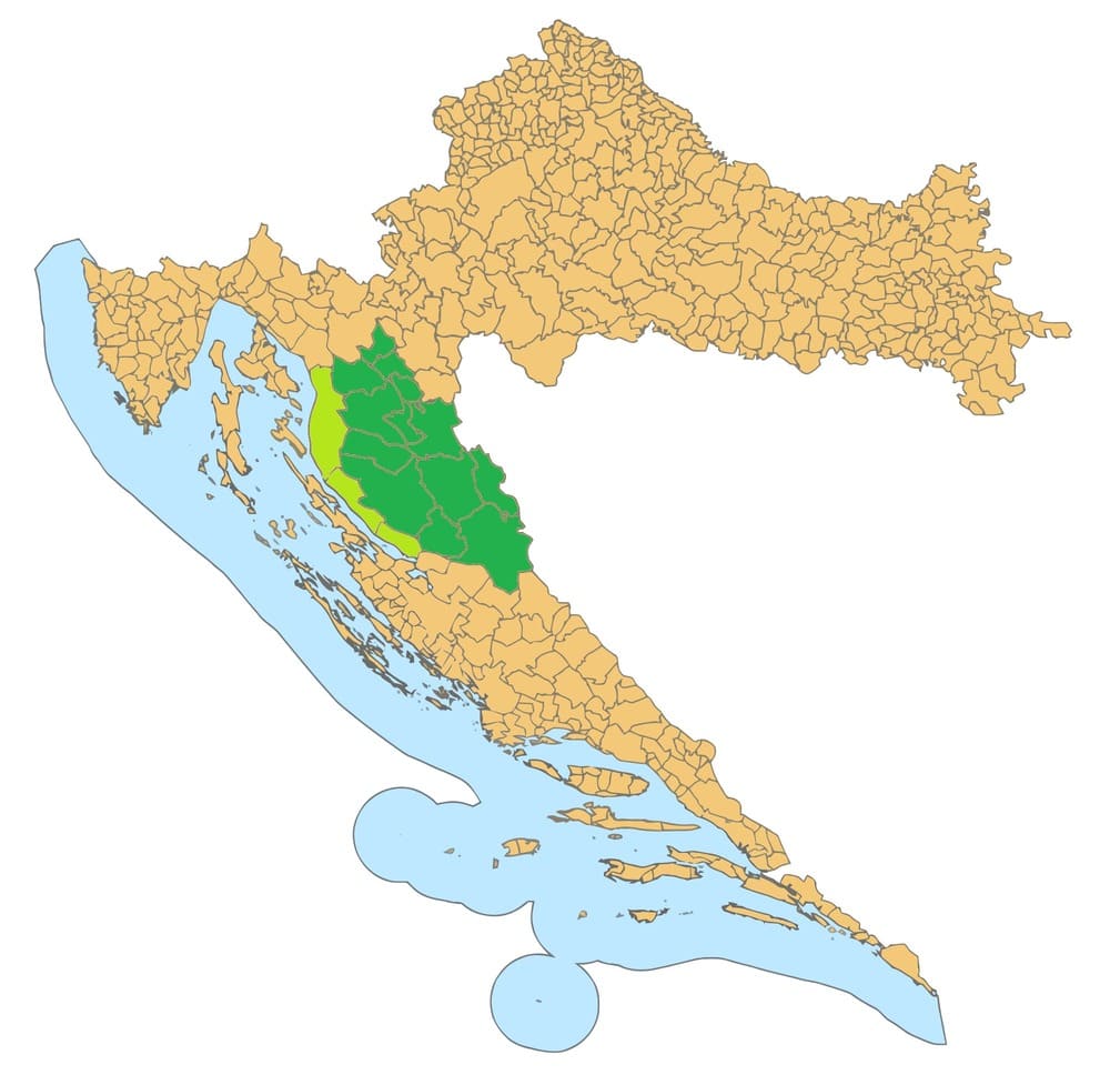 carte lika senj promrje gorski kotar velebit