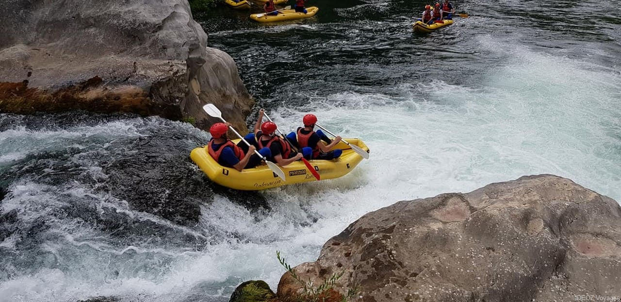 descente des rapides de la cetina à omis (1)