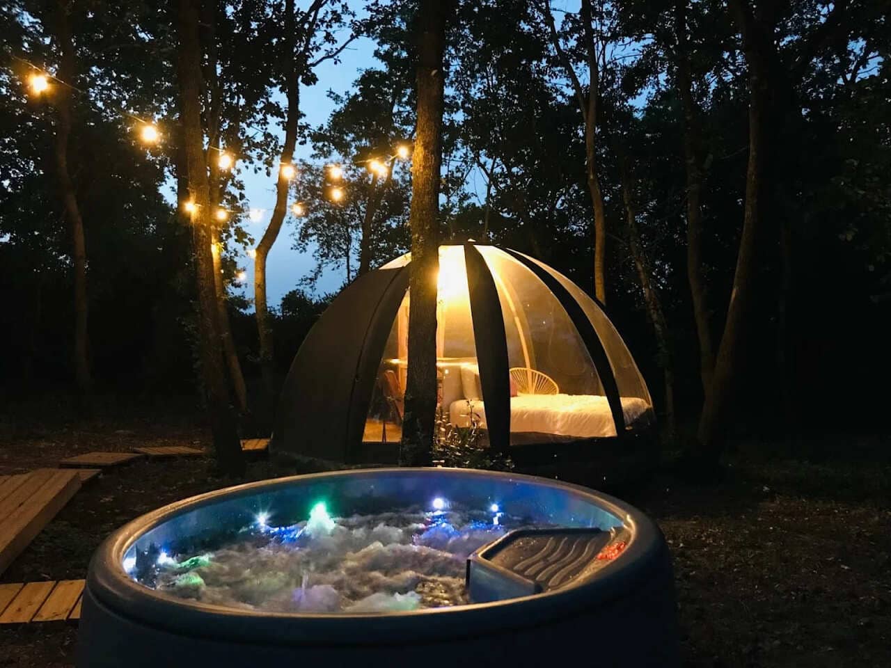 o cocon du lauragais bulle hebergement insolite aude