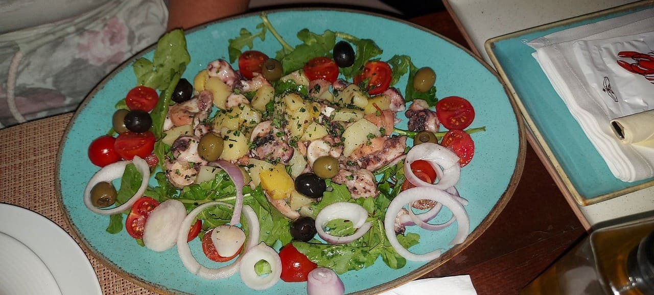 konoba pakostanac salade de poulpes et pomme de terre (1)
