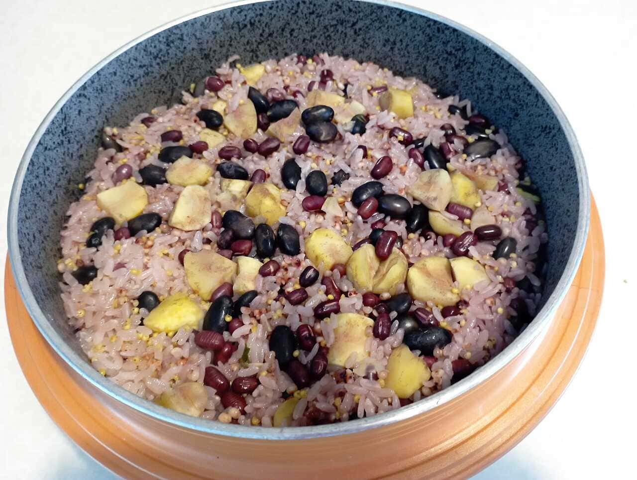 ogokbap riz aux 5 céréales coréen
