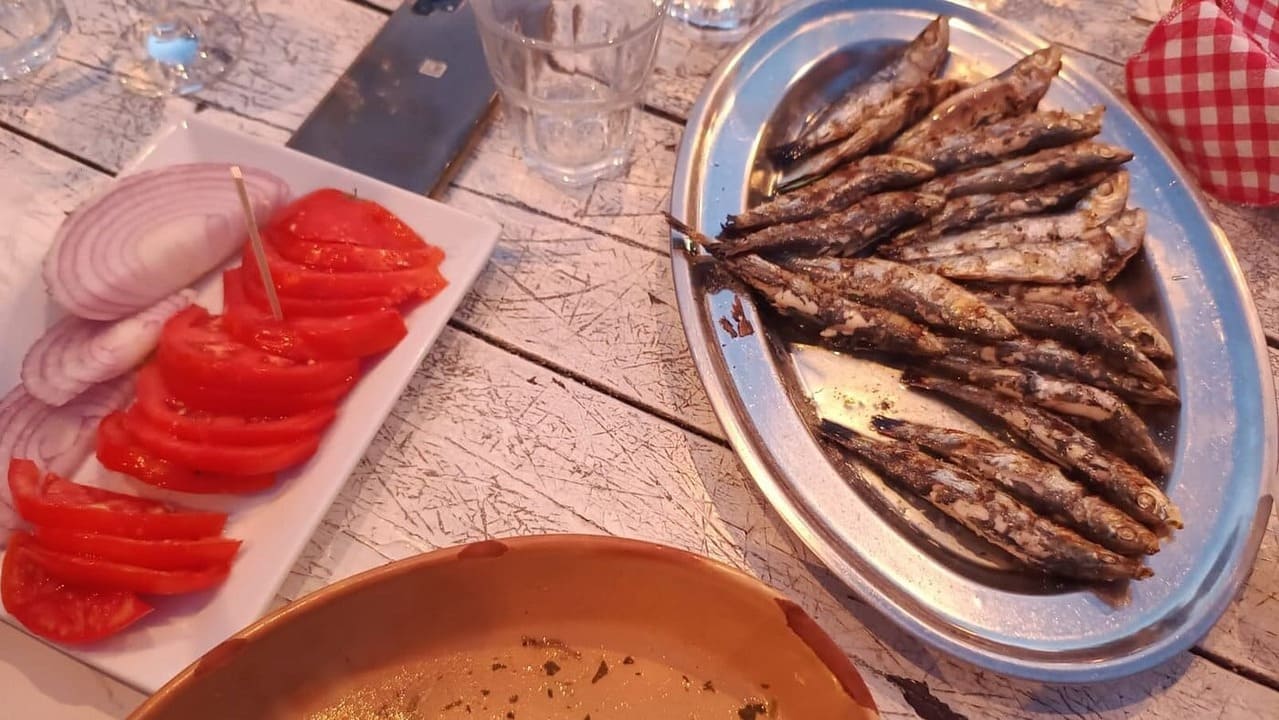 sardines grillées et tomates konoba loza pakostane (2)