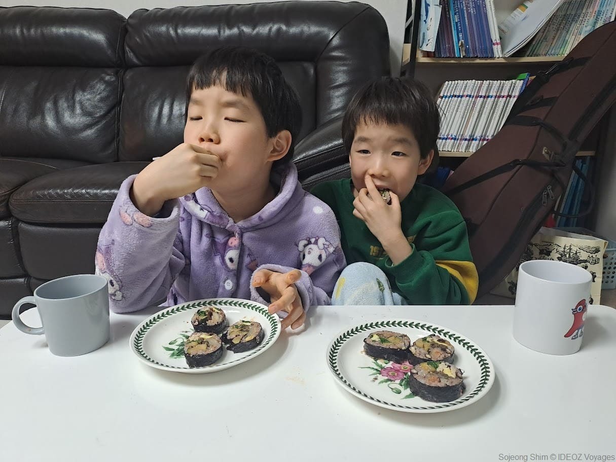 dégustation des kimbap (1)