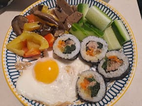 kimbap surgeles avec des oeufs