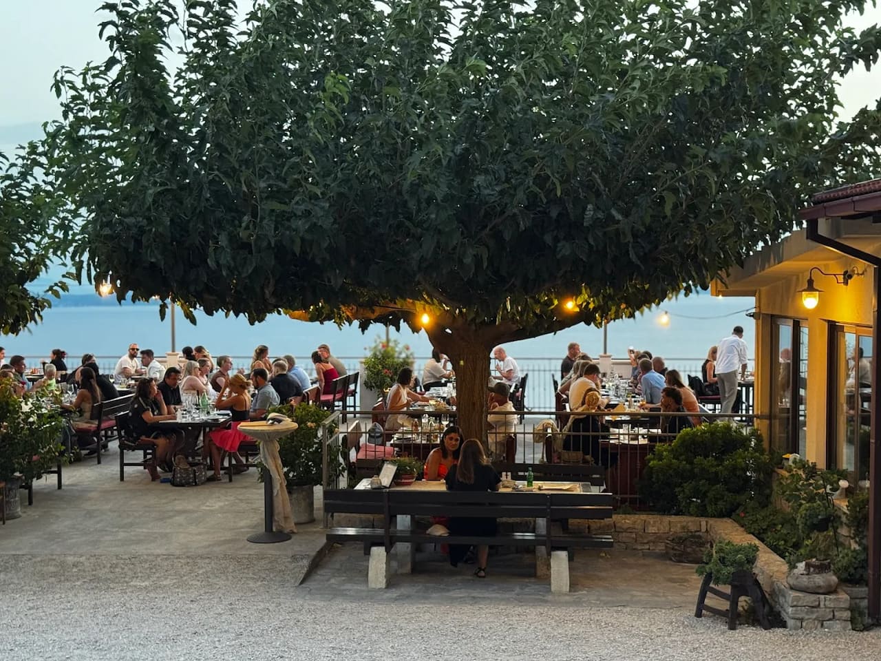 konoba argola podstrana terrasse extérieure