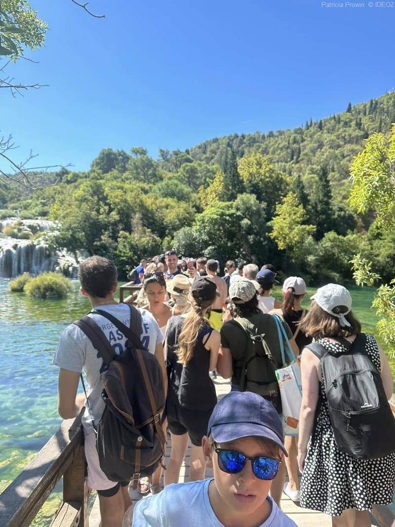 ponton krka sentier de lozovac