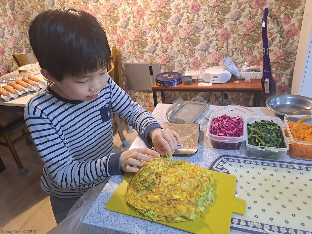 préparation des ketokimbap (1)