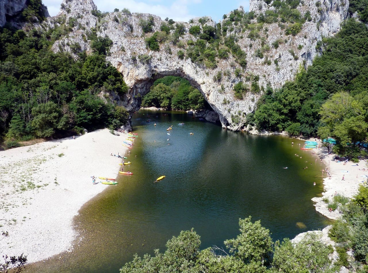 gorges de l'ardeche canoe kayak
