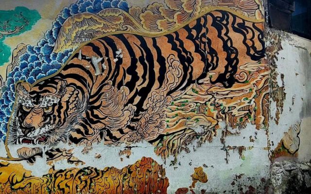 hojakdo représentations modernes du dialogue entre tigre et pie (2)