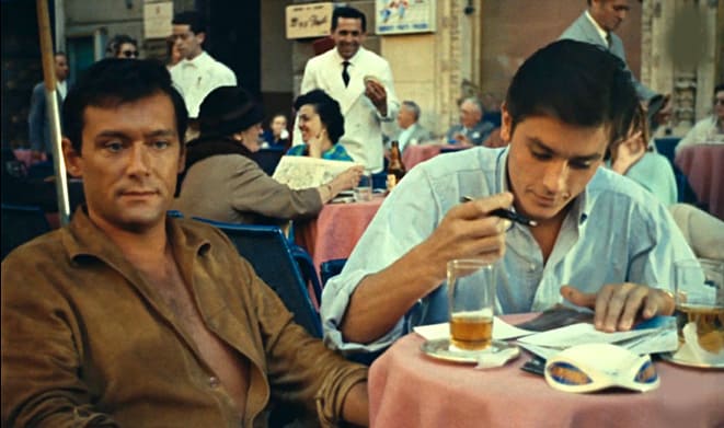 plein soleil maurice ronet alain delon dans un restaurant (1)