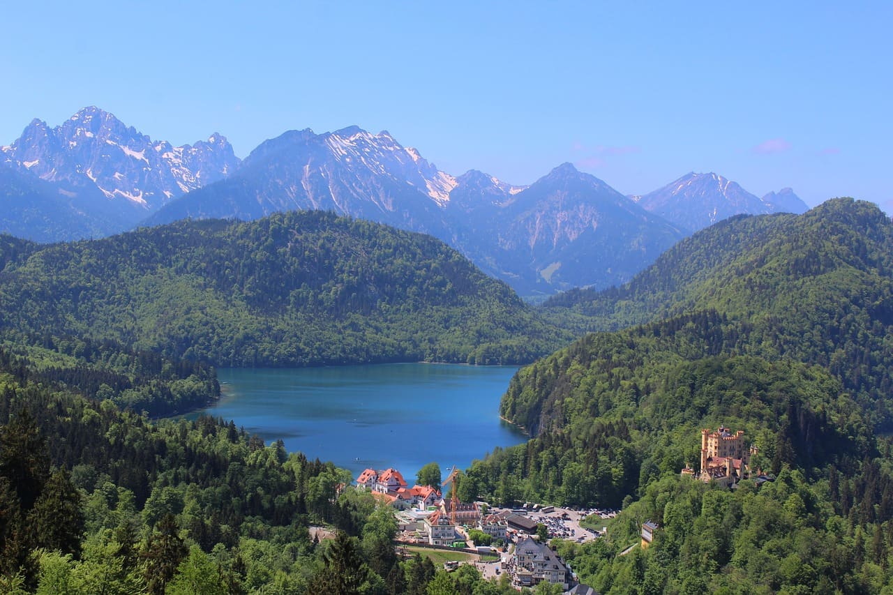 alpsee chateau hohenschwangau neuschwantein et alpes bavaroises (1) alpsee chateau hohenschwangau neuschwantein et alpes bavaroises (1)