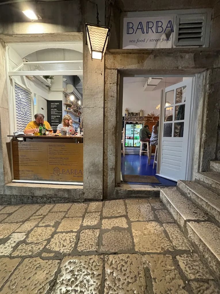 restaurant barba dubrovnik extérieur
