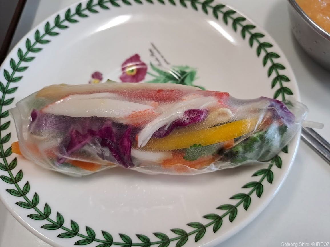 rouleau coréano vietnamien avec du bulgogi (1)