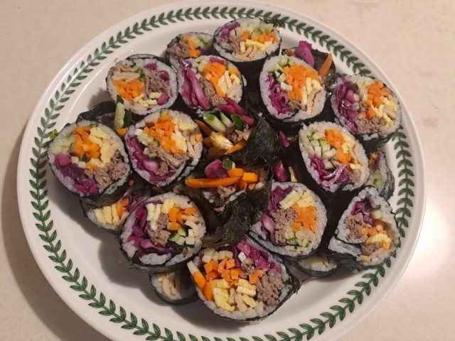 rouleaux coréano vietnamiens avec du bulgogi
