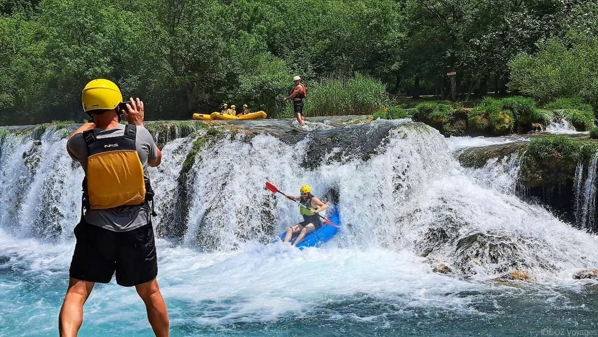 descente des cascades rafting zrmanja