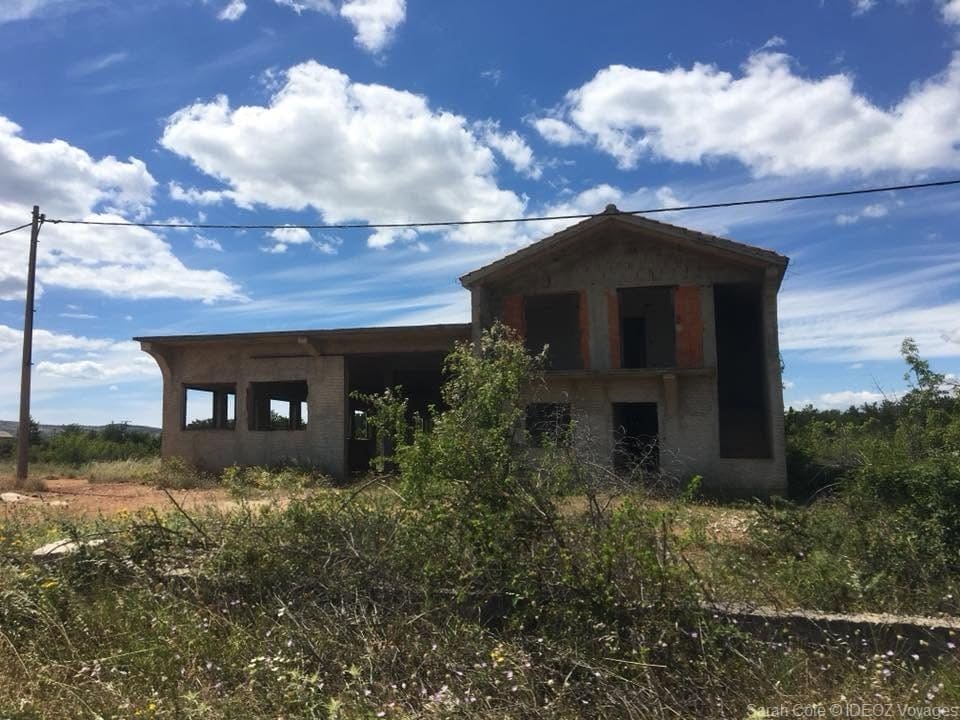 maison détruite pendant la guerre de croatie