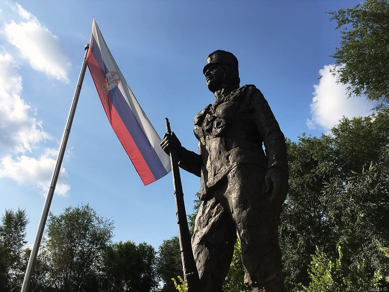 monument en hommage à milunka savic a indija polaca près de la montagne dinara (1)