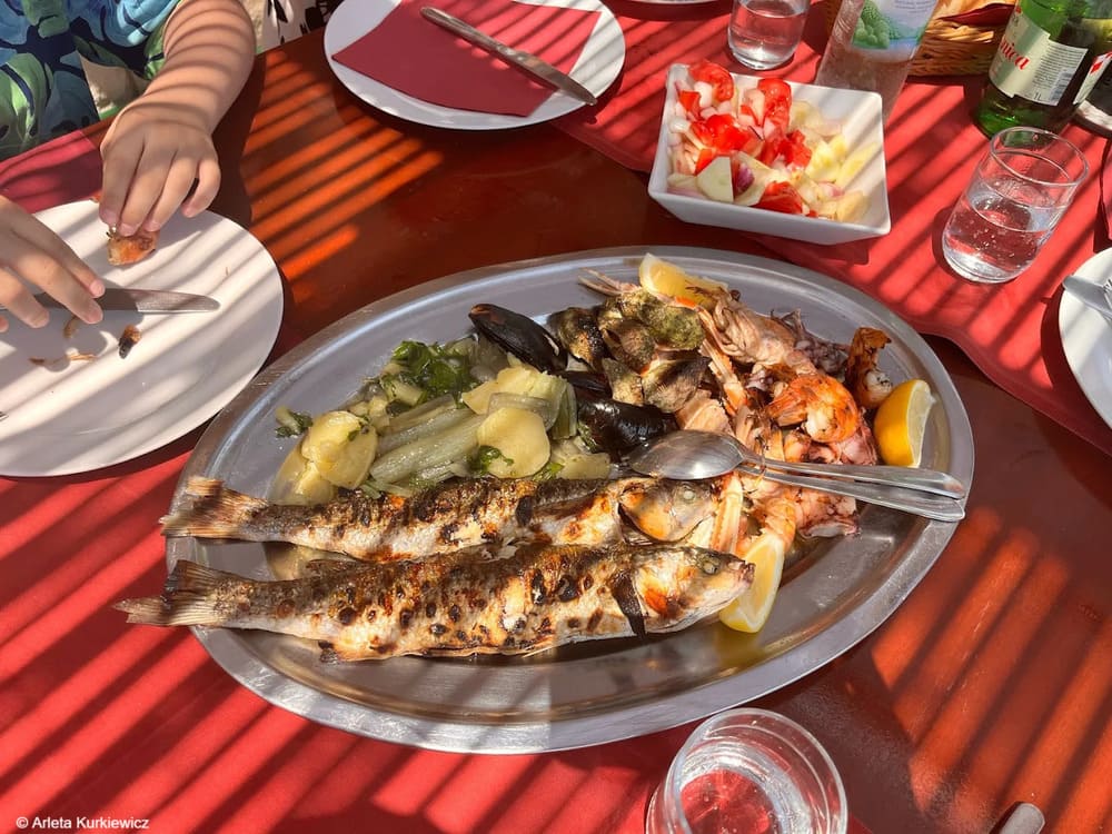 plat de mix grill de la mer konoba mandrac ston