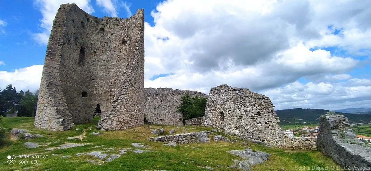 vestiges de la forteresse knin