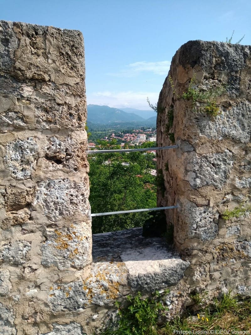 vue depuis les fortifications knin