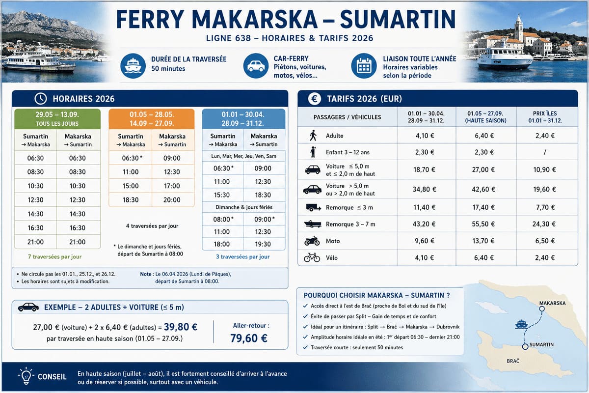 car ferry jadrolinija makarska sumartin